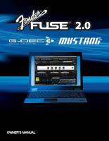 Fender FUSE-v2.0-RevB - Owners Manual 